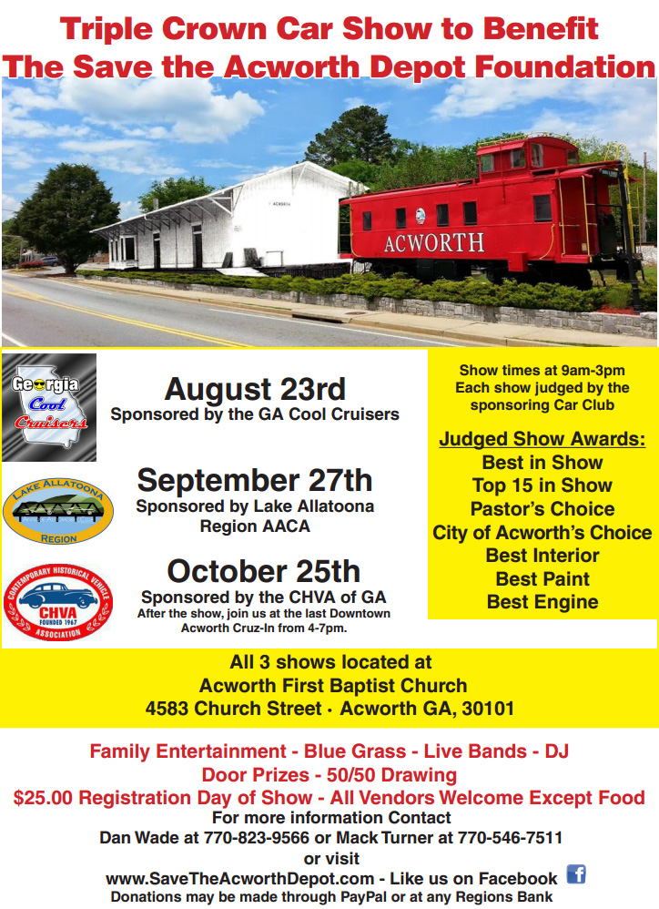 Car Show for the Depot